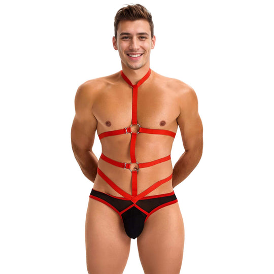 Punainen harness-body