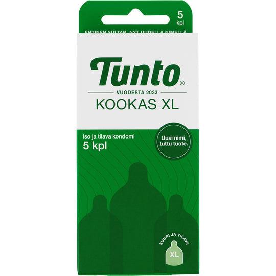 Tunto Kookas XL -kondomi 5 kpl