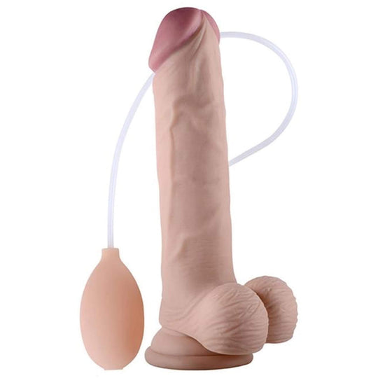 Ejakuloiva dildo 18 cm