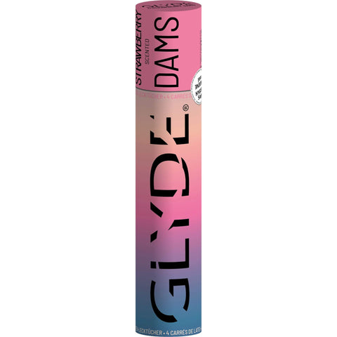 GLYDE Dams - Suuseksisuoja Mansikka 4 kpl