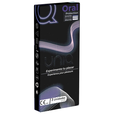 UNIQ Oral Love - lateksiton suuseksisuoja, 3 kpl