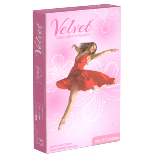 Velvet naisten lateksikondomi 4 kpl