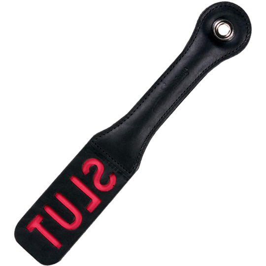 Sportsheets Leather Slut Impression Paddle